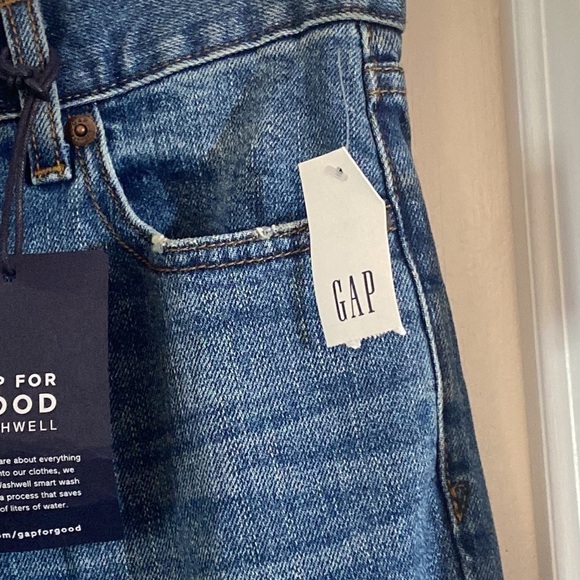 NWT Women’s Gap Stretch Best Girlfriend Washwell Jeans Indigo Color Size 25 - Picture 6 of 13